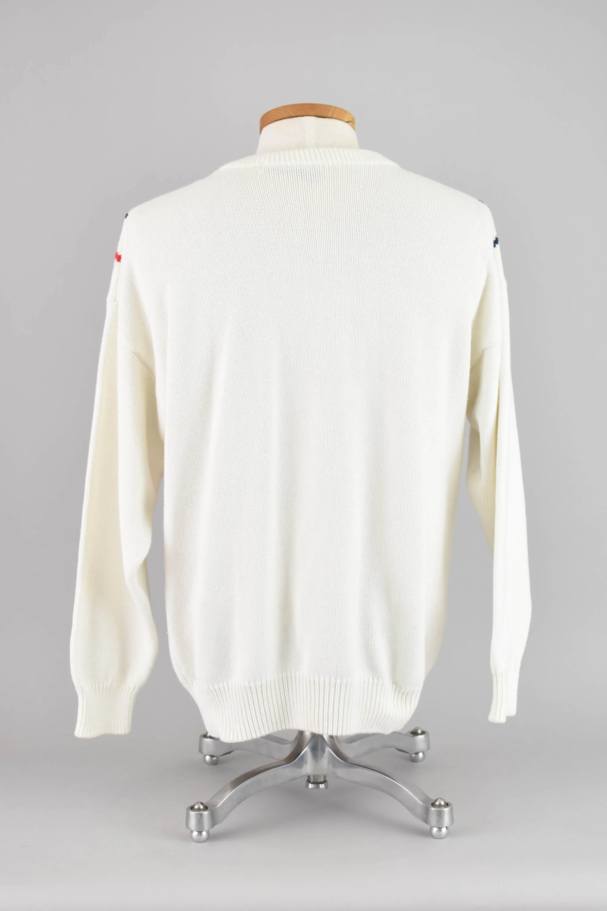90s Novelty Knit Golf Sweater, Men's Large