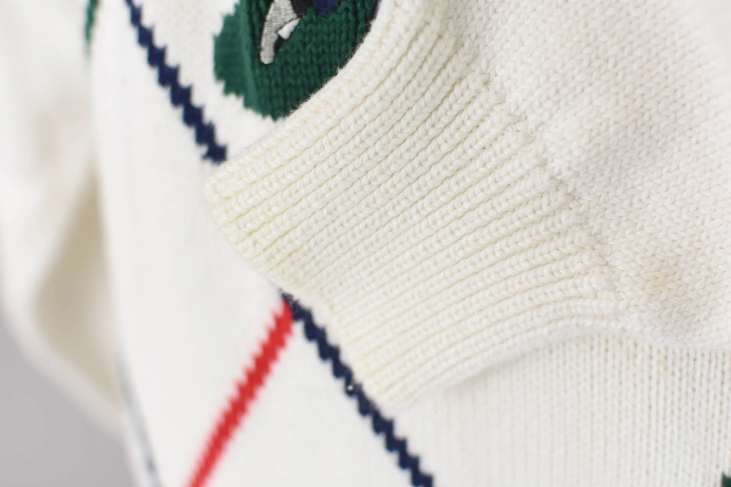 90s Novelty Knit Golf Sweater, Men's Large