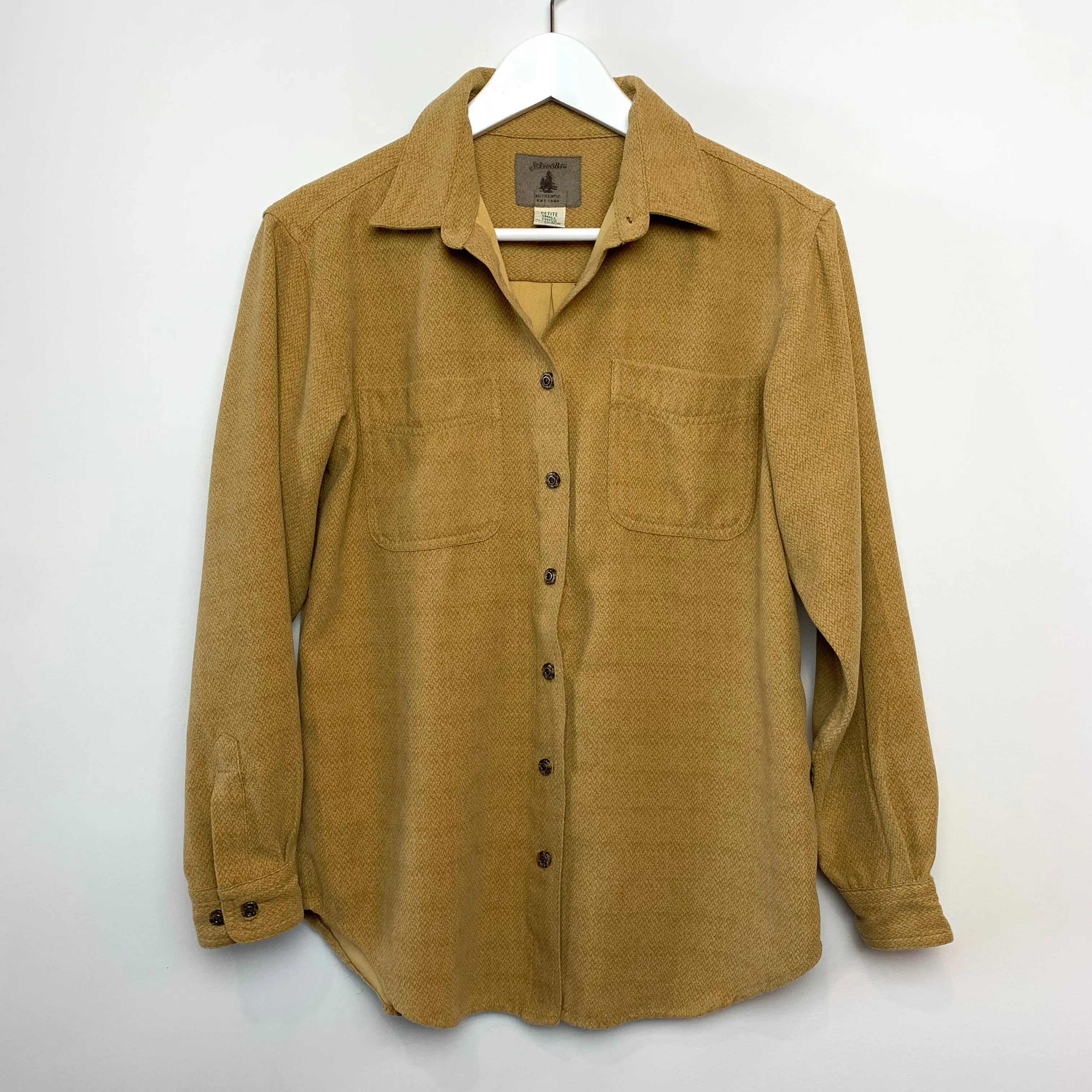 90s St. John's Bay Brown Shirt Jacket Shacket SP