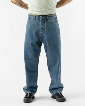 Applied Art Forms DM2-2 Japanese Field Denim Pants in Indigo Blue