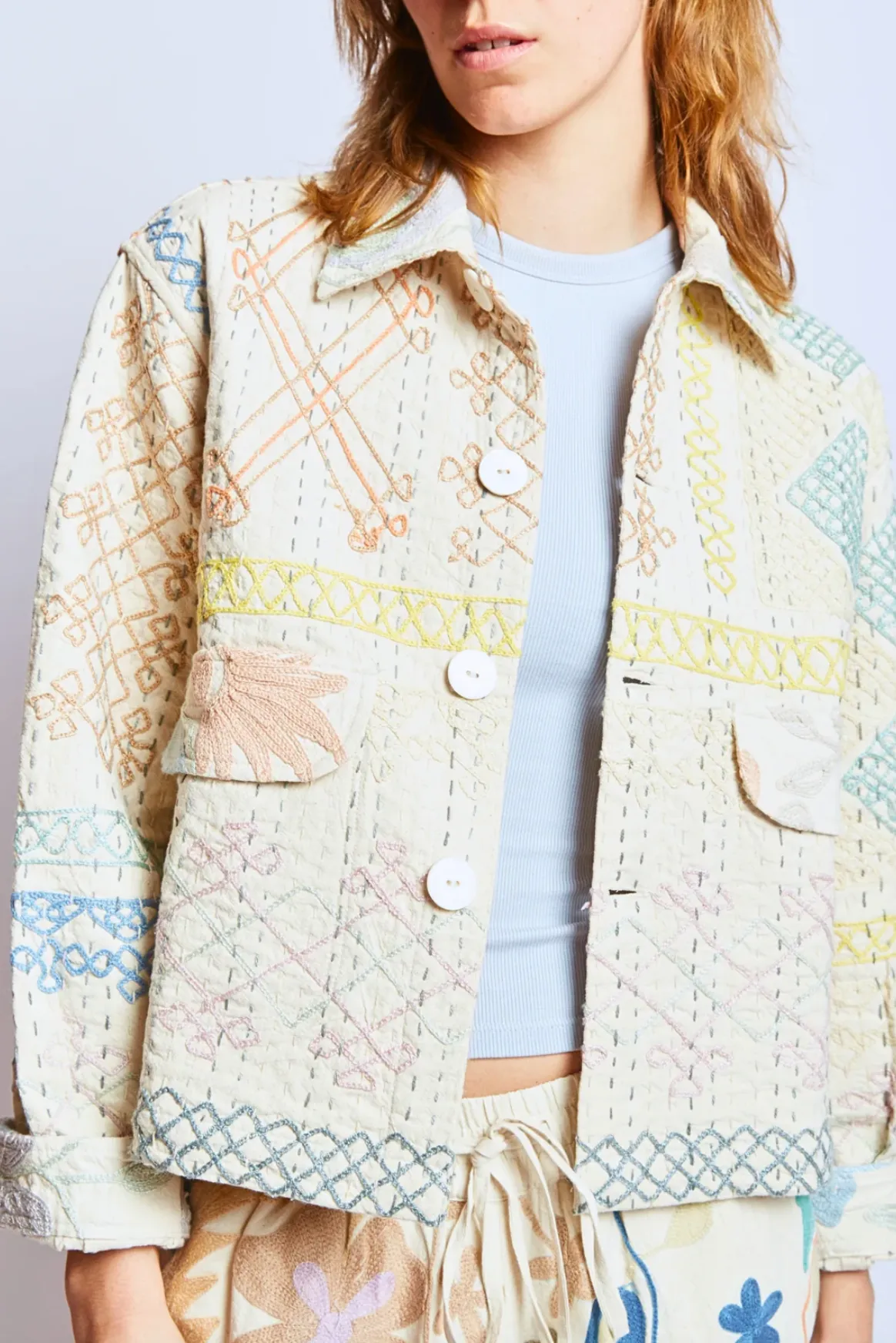 Astrid Jacket Garden Mosaic | Rujuta Sheth