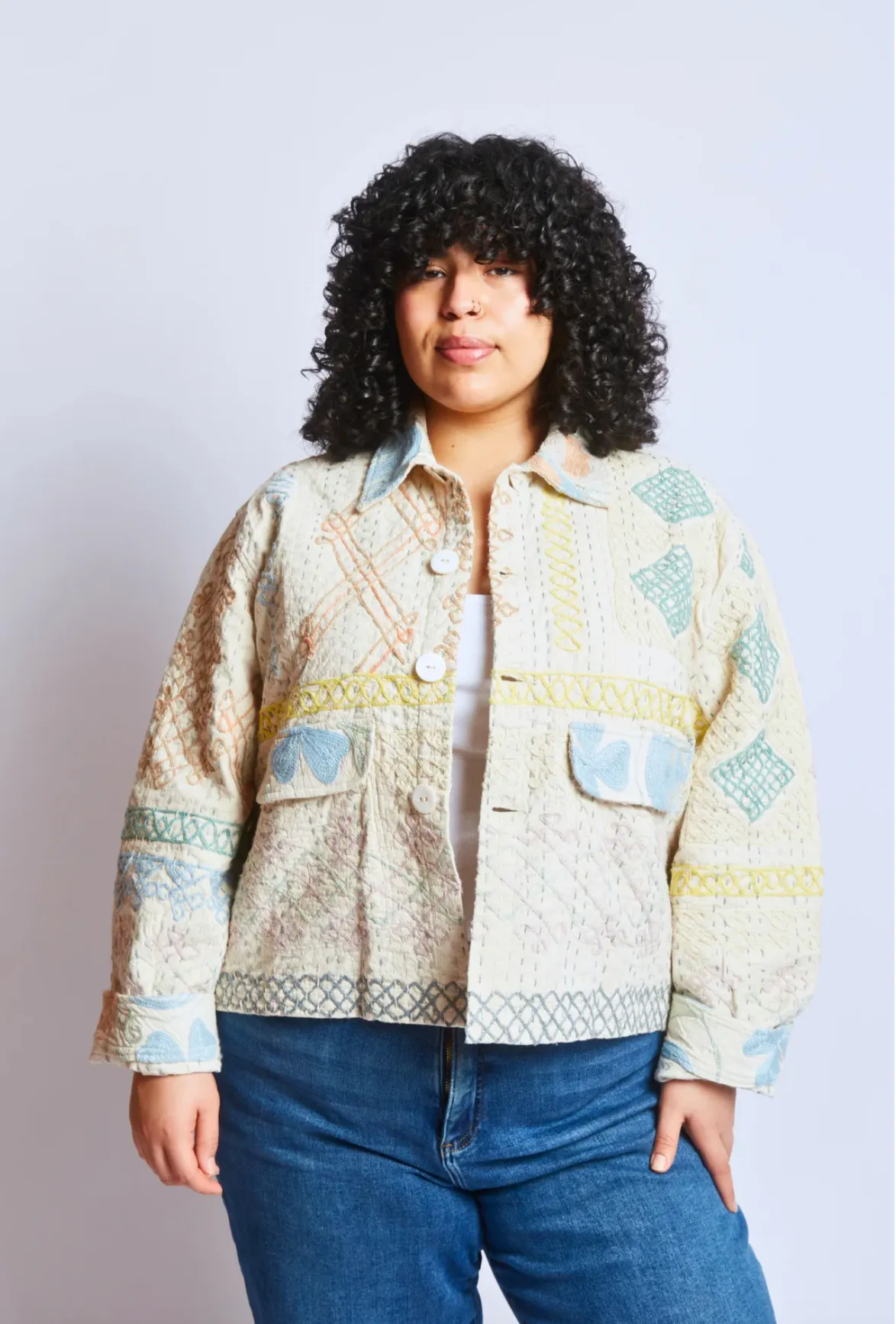 Astrid Jacket Garden Mosaic | Rujuta Sheth