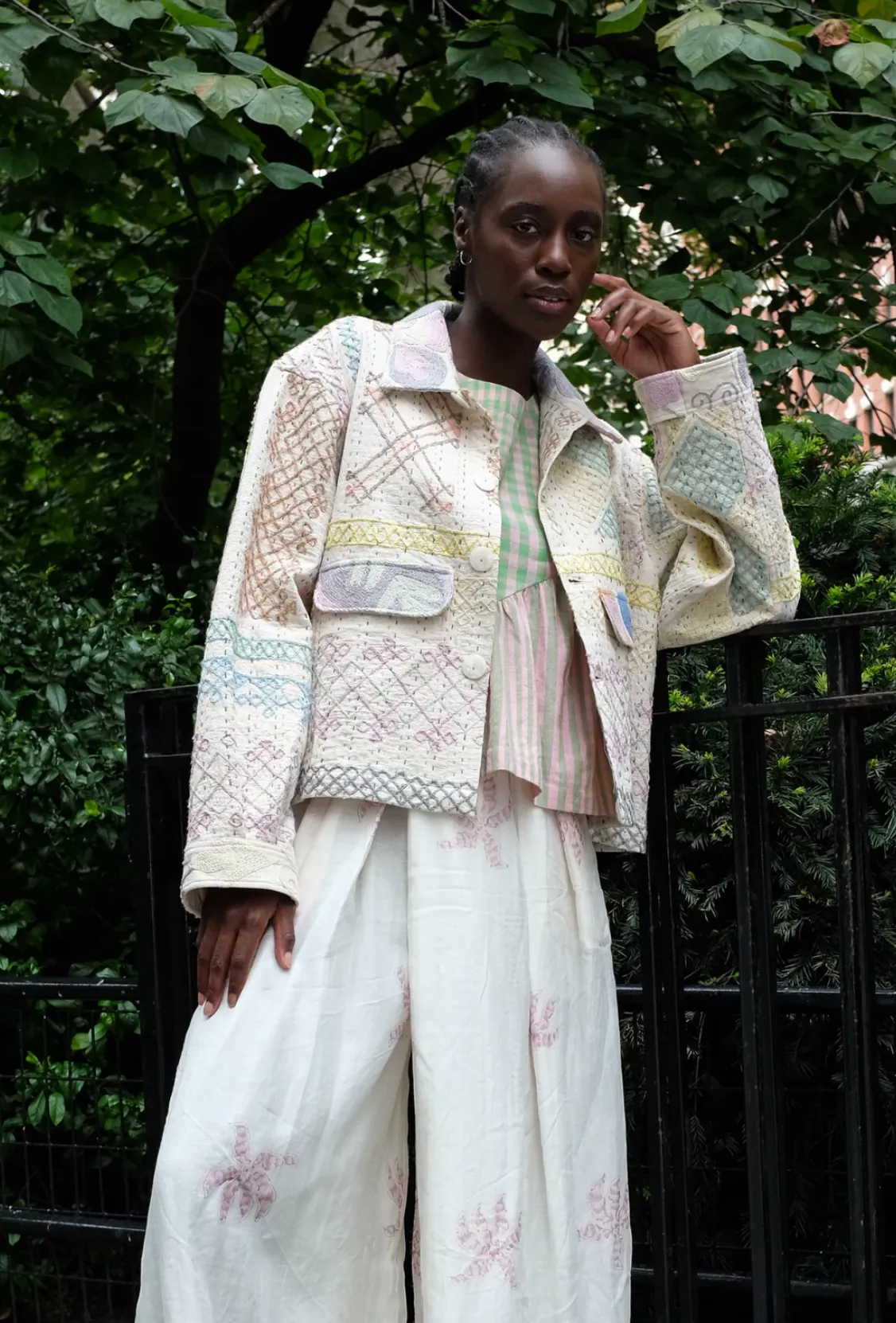 Astrid Jacket Garden Mosaic | Rujuta Sheth