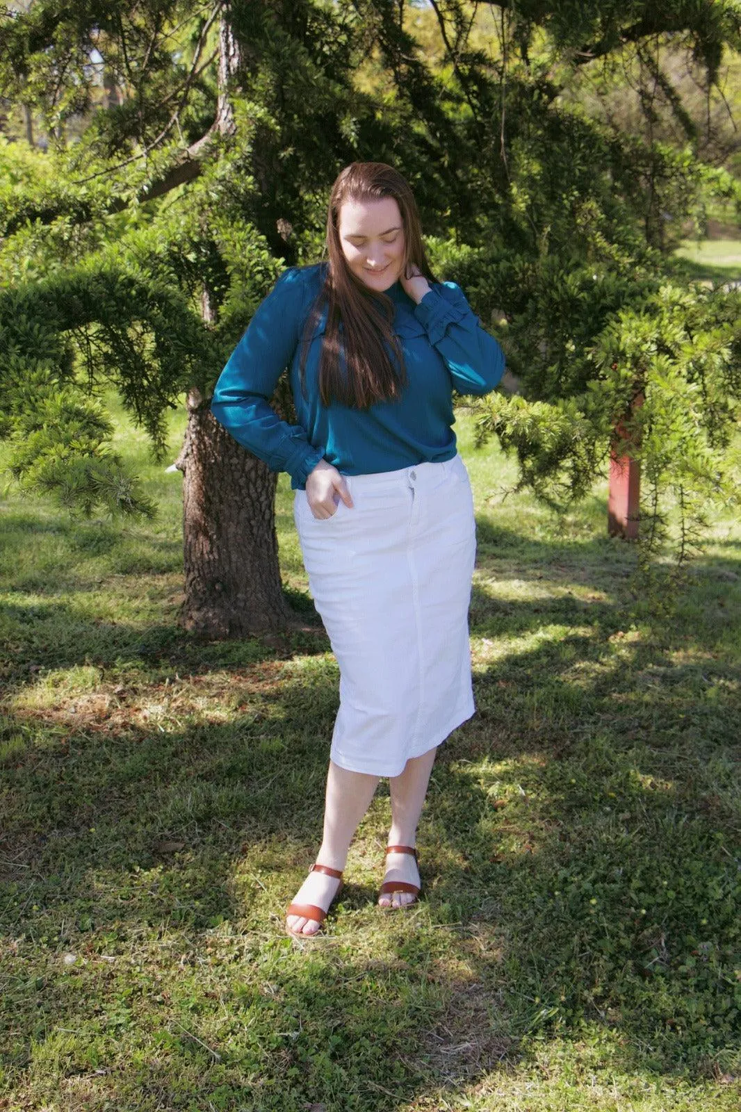 Aurielle White Skirt