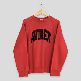 Avirex Usa Embroidery Sweatshirt Medium