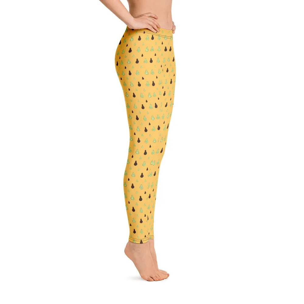 Avocado All Over Print Leggings