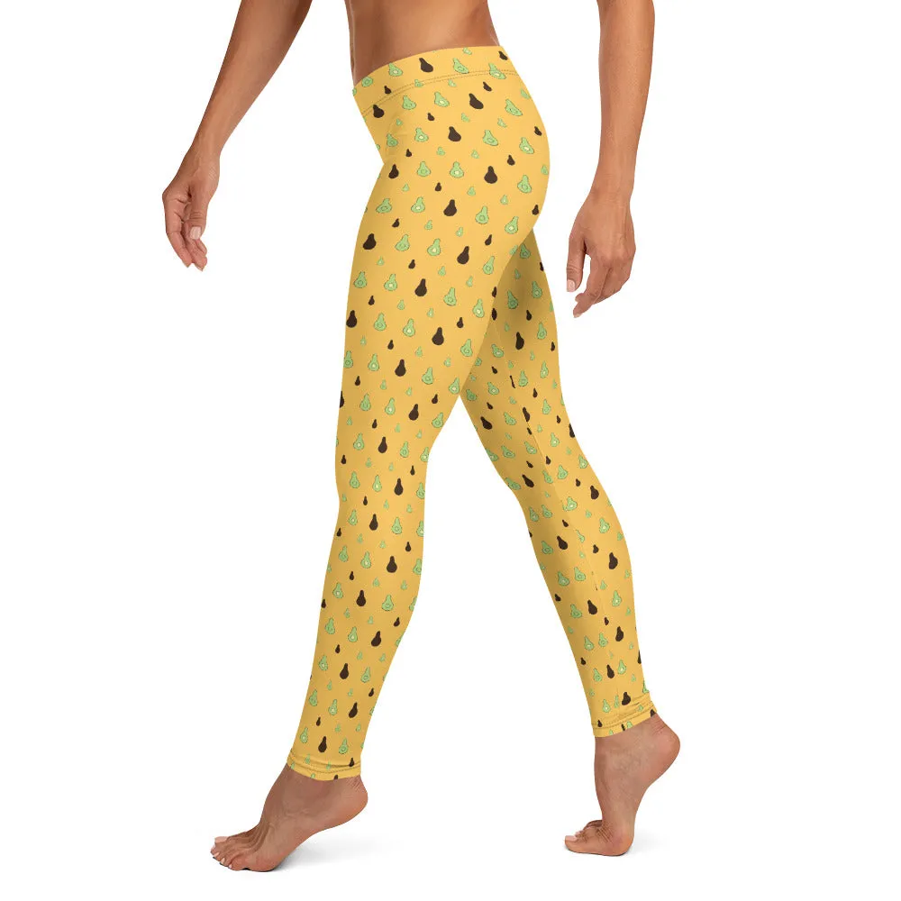 Avocado All Over Print Leggings