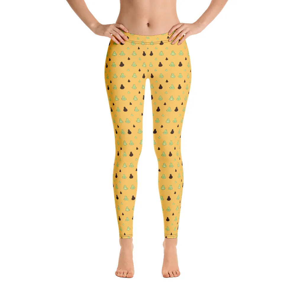 Avocado All Over Print Leggings