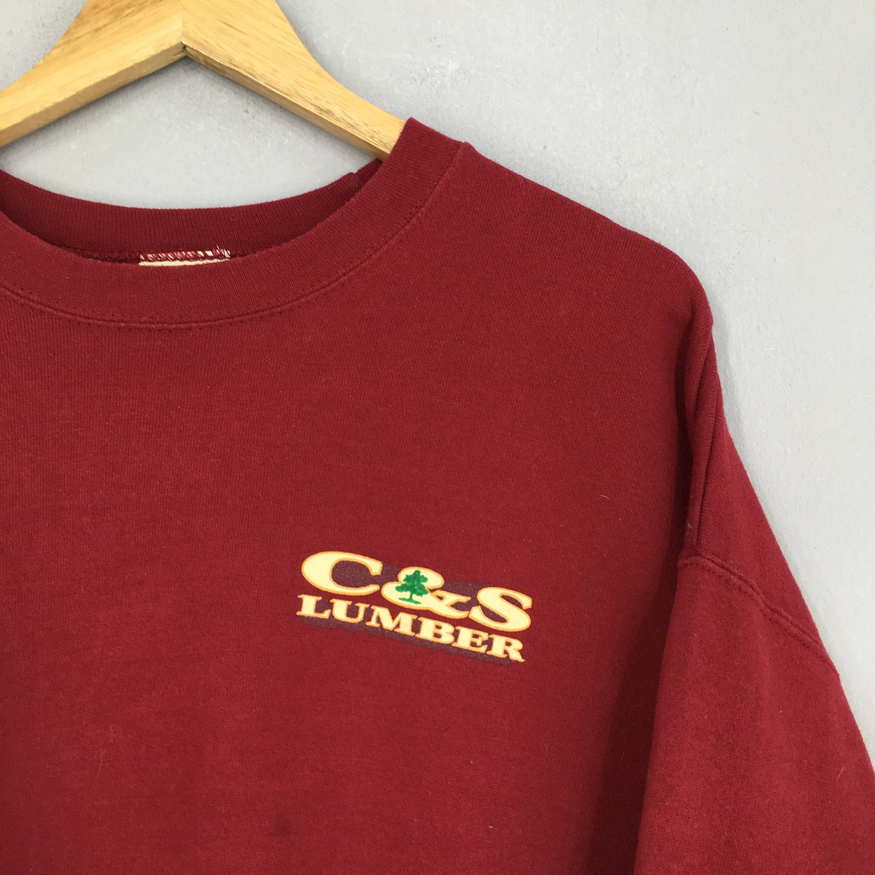 C&S Lumber Company Red Sweatshirt XLarge