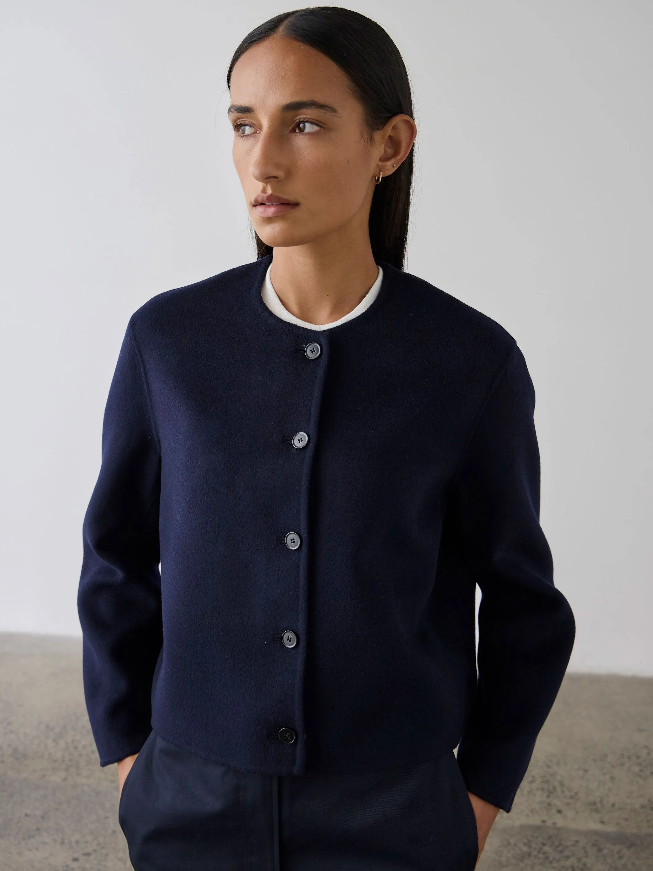 Cardi Jacket - Navy
