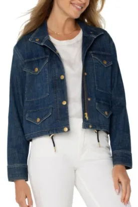 Cropped Cargo Jacket