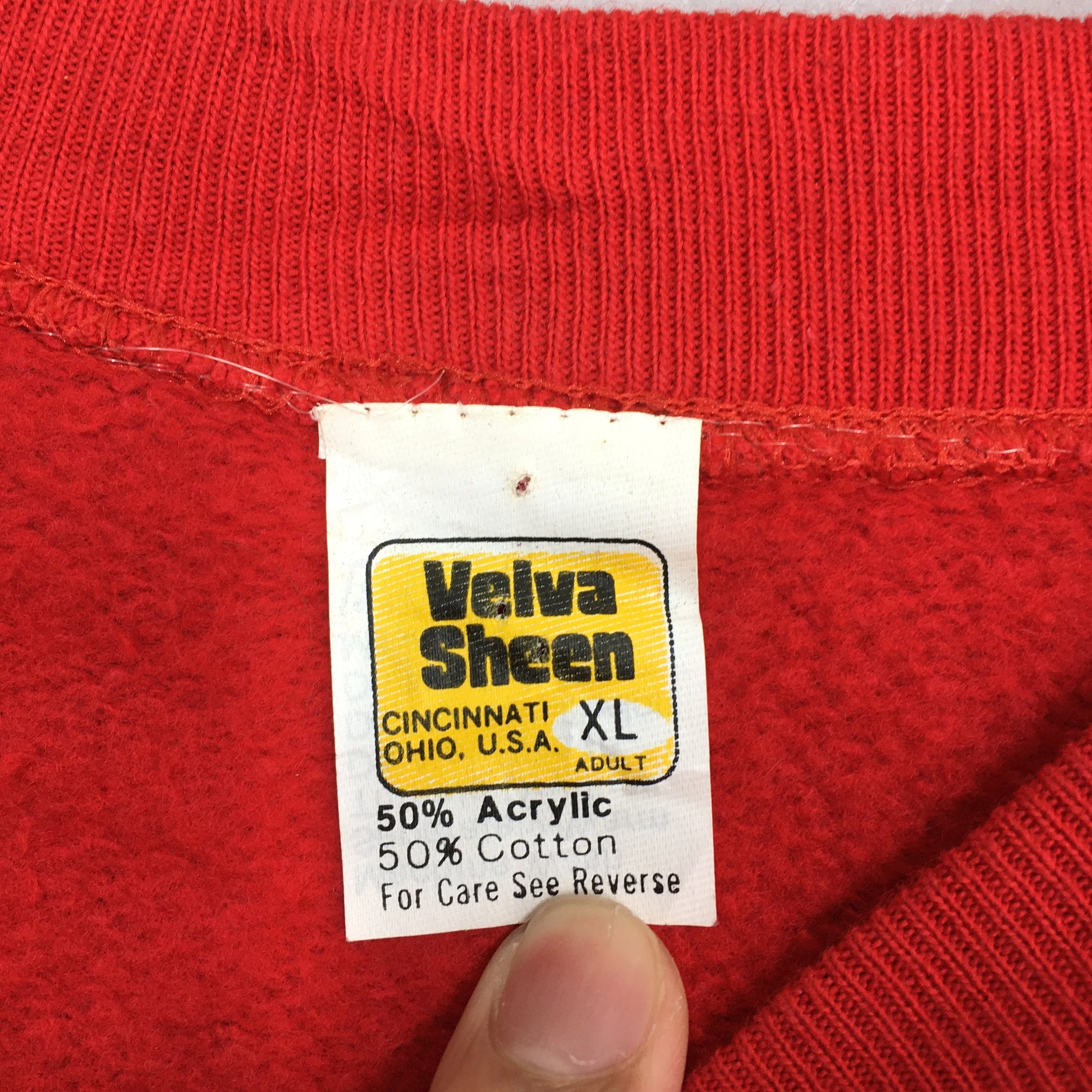 Disney Mickey Mouse Red Sweatshirts XLarge