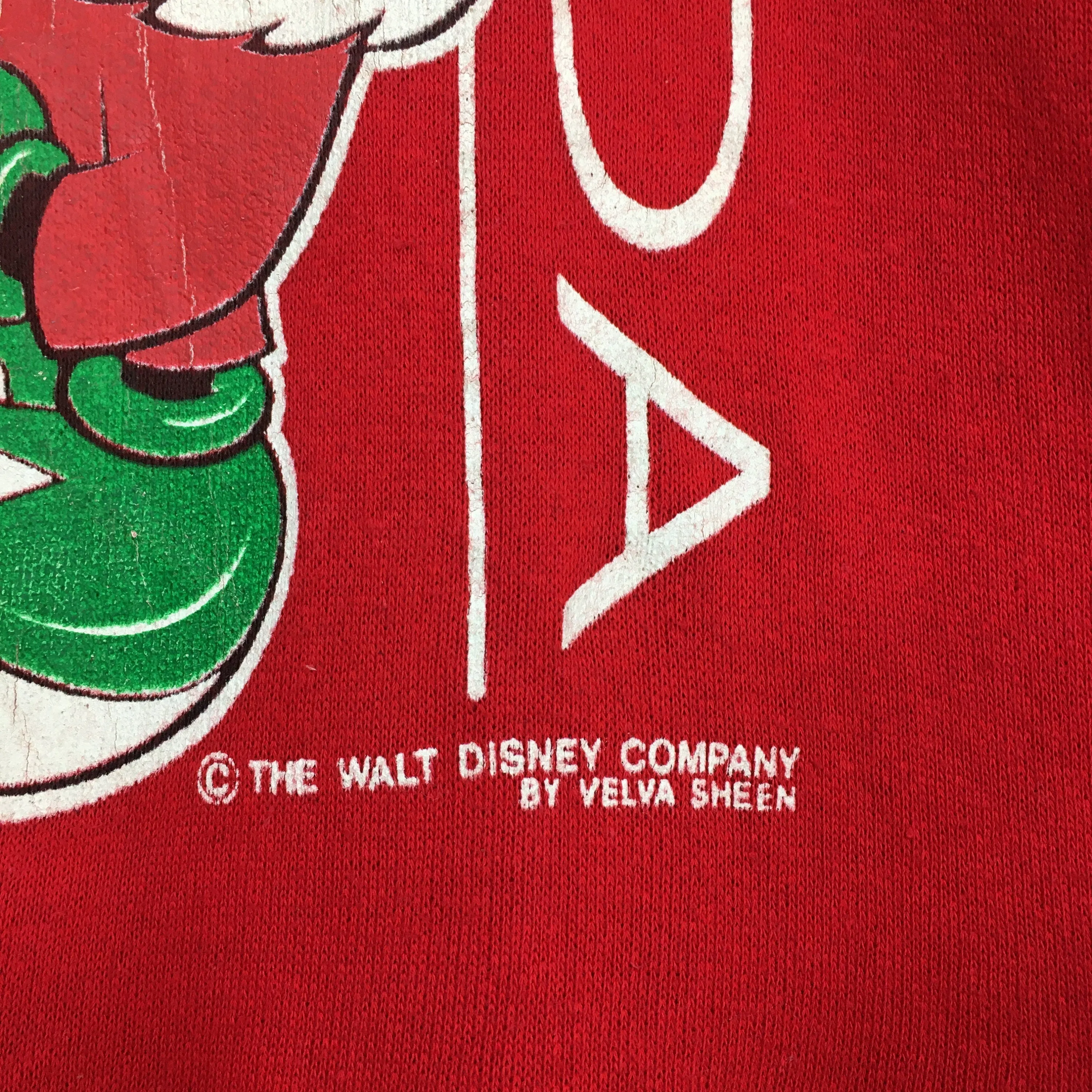 Disney Mickey Mouse Red Sweatshirts XLarge