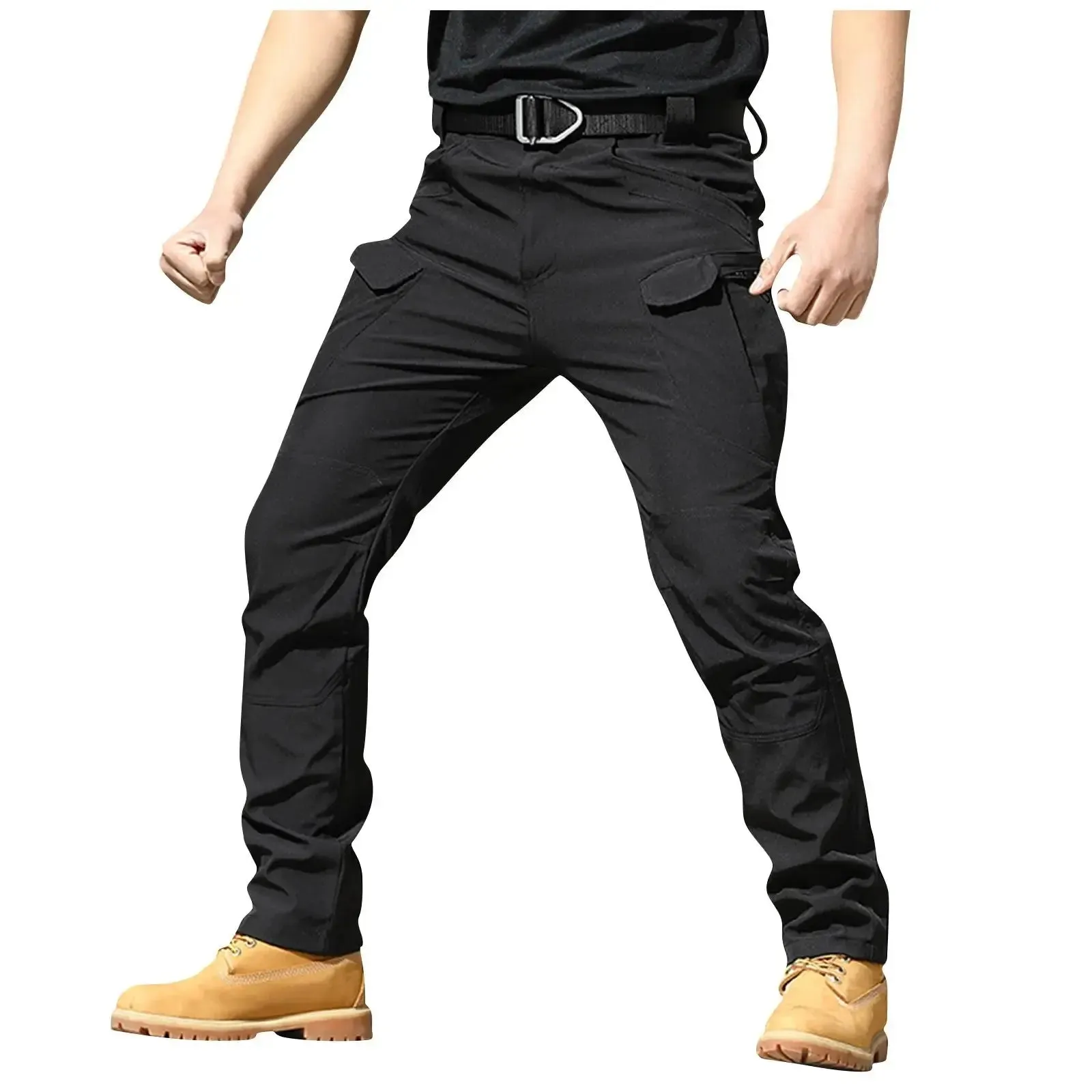 Fashion Military Cargo Pants Men Loose Baggy Tactical Trousers Outdoor Casual Cotton Cargo Pants Men Multi Pockets Big Size