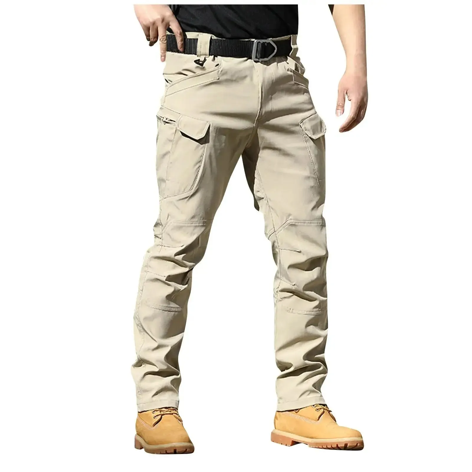 Fashion Military Cargo Pants Men Loose Baggy Tactical Trousers Outdoor Casual Cotton Cargo Pants Men Multi Pockets Big Size