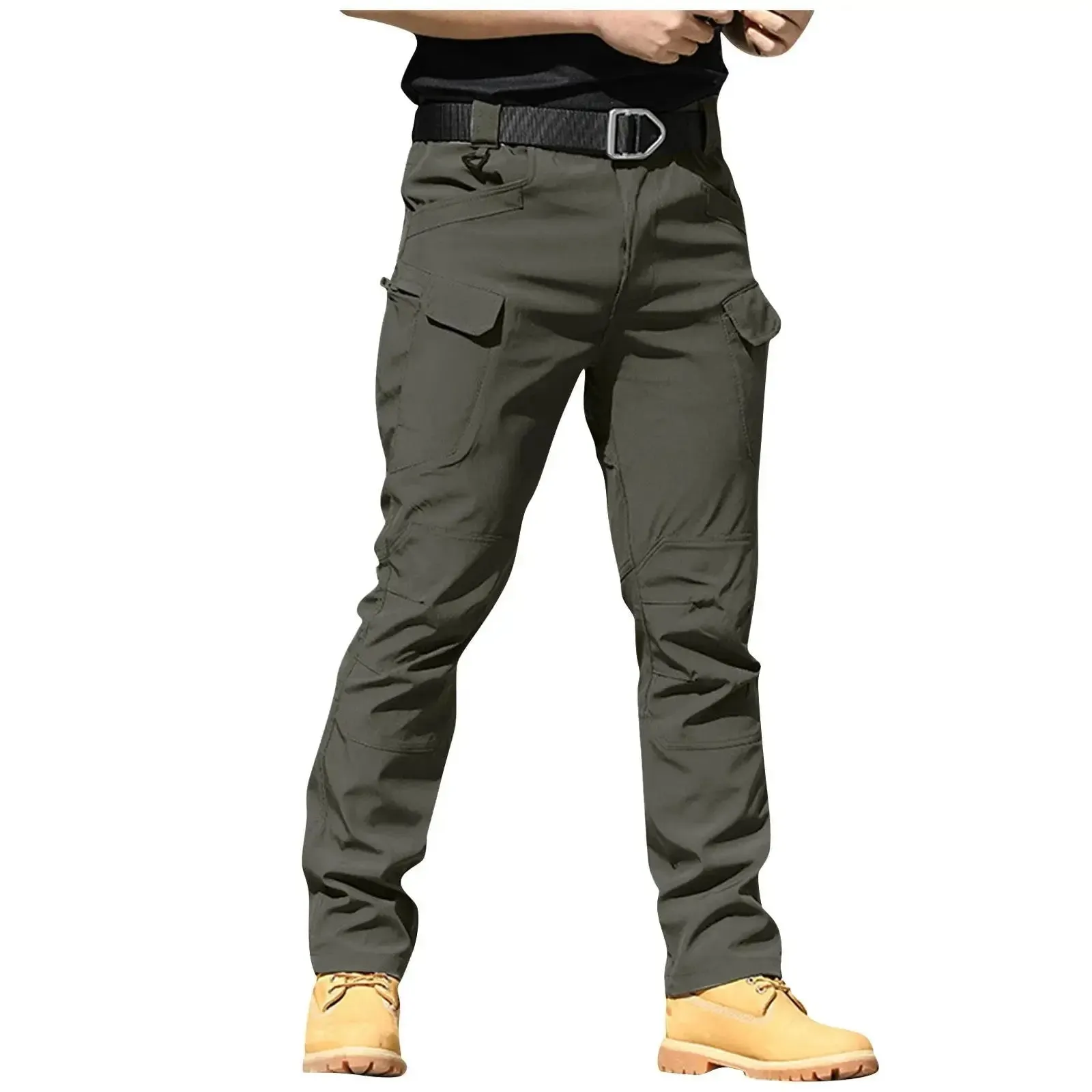 Fashion Military Cargo Pants Men Loose Baggy Tactical Trousers Outdoor Casual Cotton Cargo Pants Men Multi Pockets Big Size
