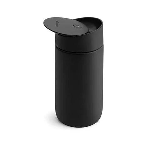 Fellow Carter Move Mug with Slide-lock lid - Leak Proof To-Go Tumbler, Matte Black, 350ml