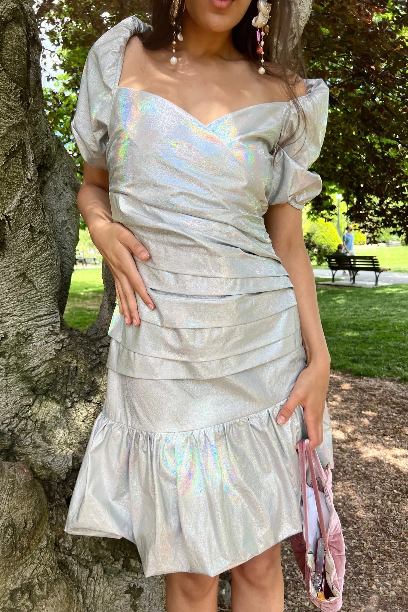 Floriane Fosso - Rodeo Dress: Blue & Silver