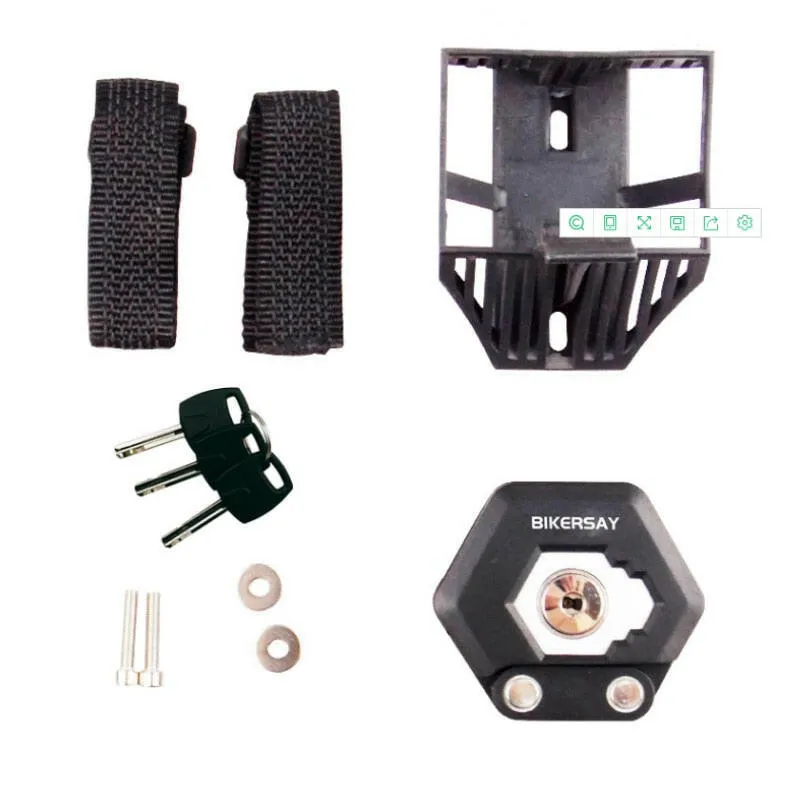 Foldable Bike Lock  Hamburg Lock MTB Road Bicycle High Security Anti-Theft Scooter Electric E-Bike Cycling Chain Lock