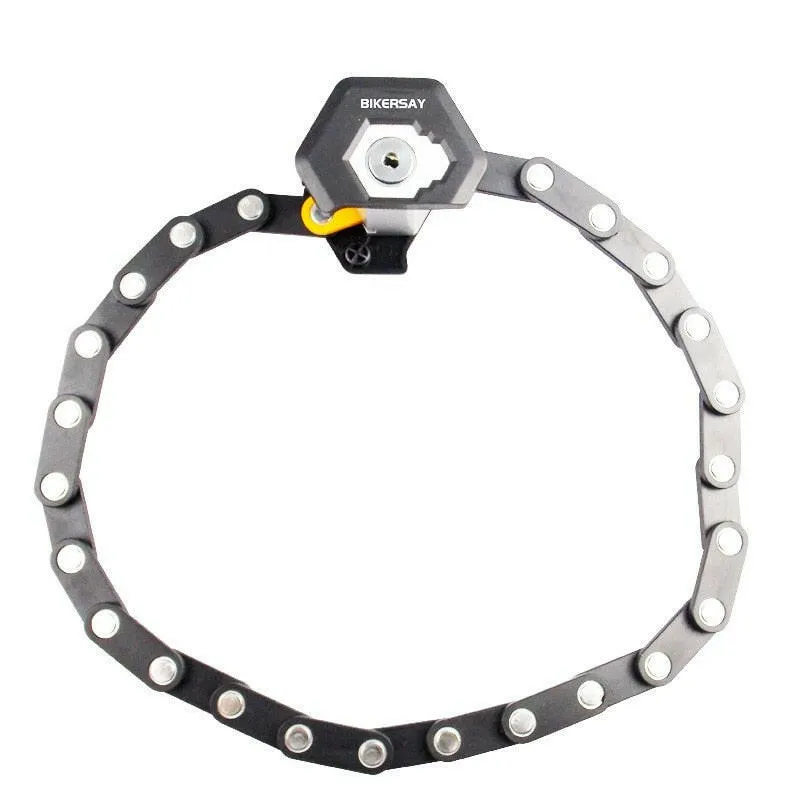 Foldable Bike Lock  Hamburg Lock MTB Road Bicycle High Security Anti-Theft Scooter Electric E-Bike Cycling Chain Lock