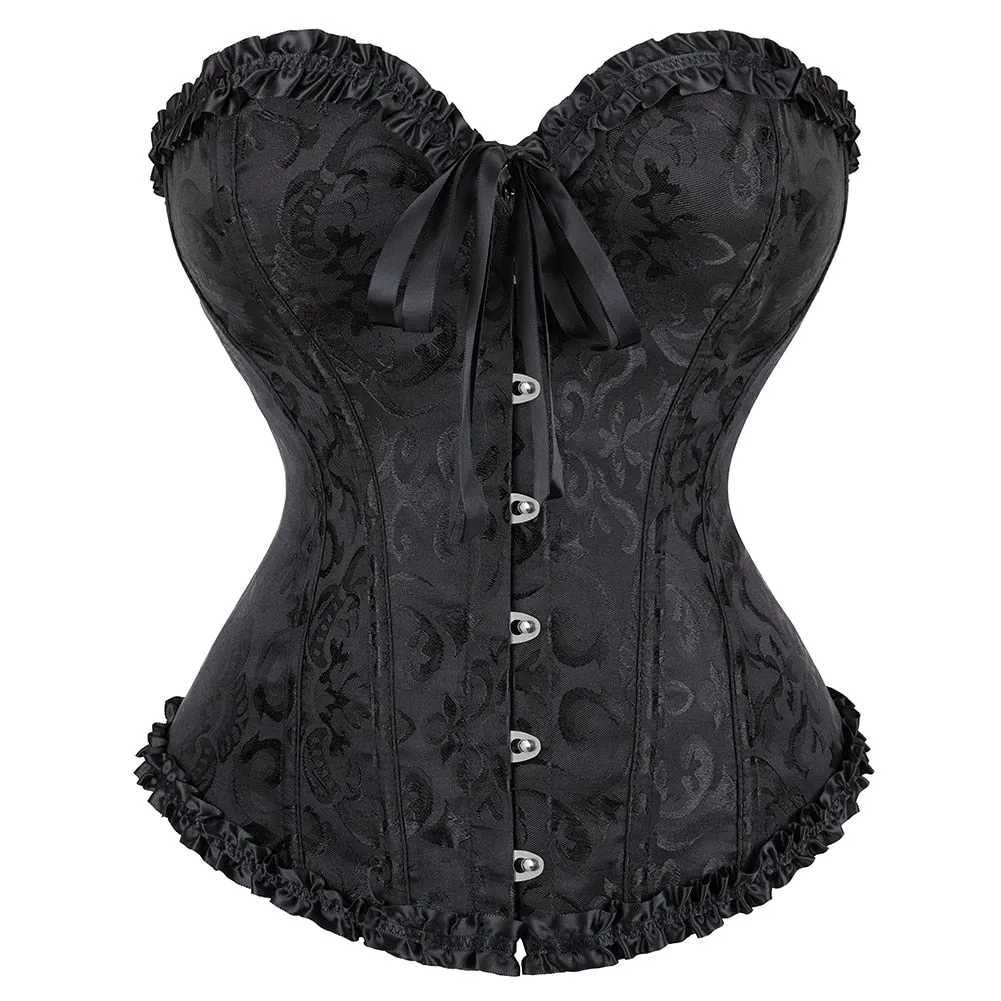 Funki Buys | Dresses | Women's Black Victorian Corset Dress