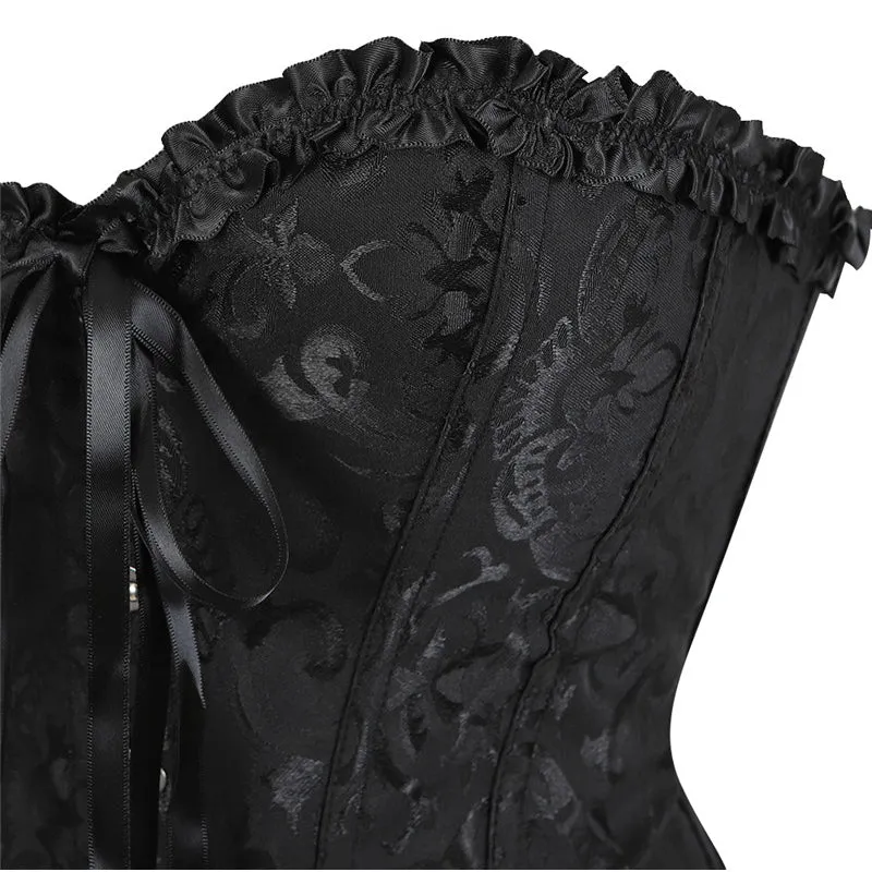 Funki Buys | Dresses | Women's Black Victorian Corset Dress