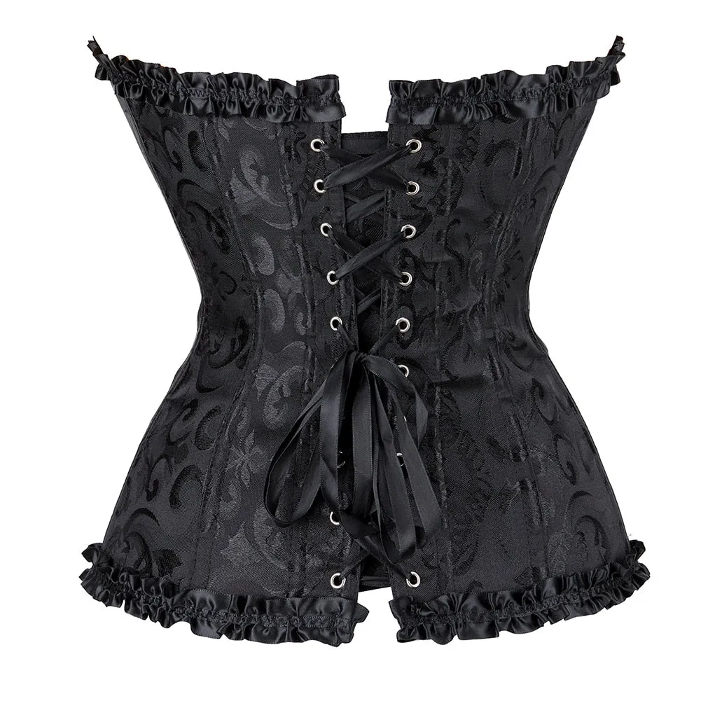 Funki Buys | Dresses | Women's Black Victorian Corset Dress