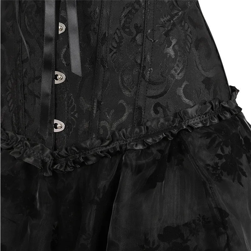 Funki Buys | Dresses | Women's Black Victorian Corset Dress