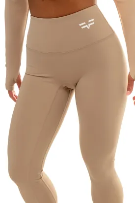 GymFreak Women's Vision Leggings - Sand