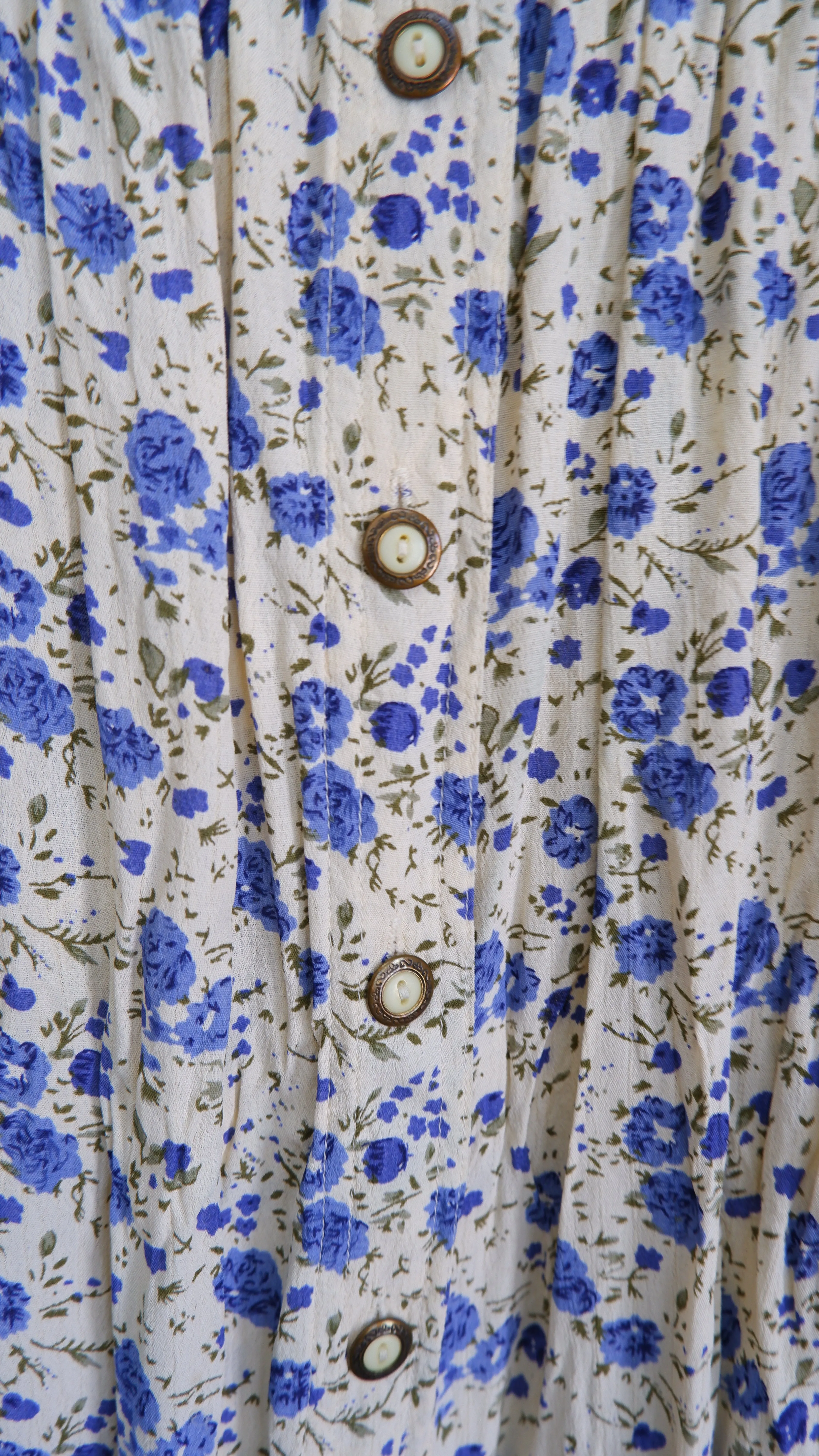 Handmade Floral Midi Skirt - XS/S