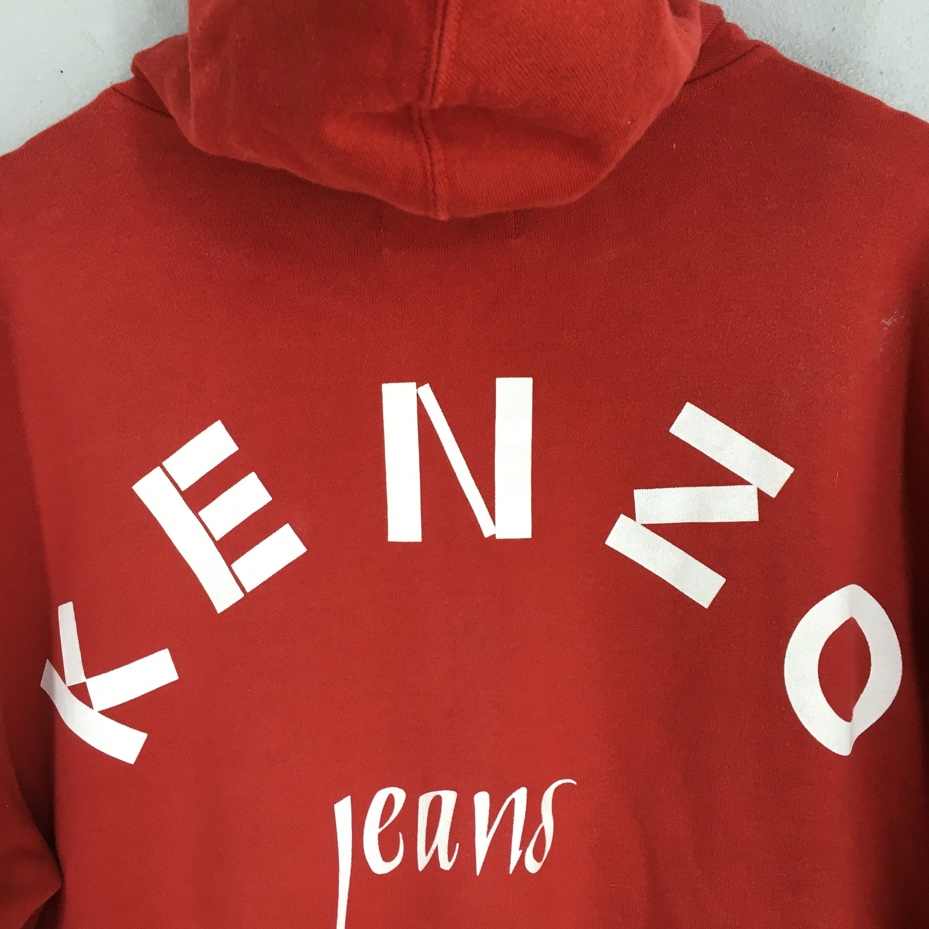 Kenzo Jeans Hoodie Sweater Large