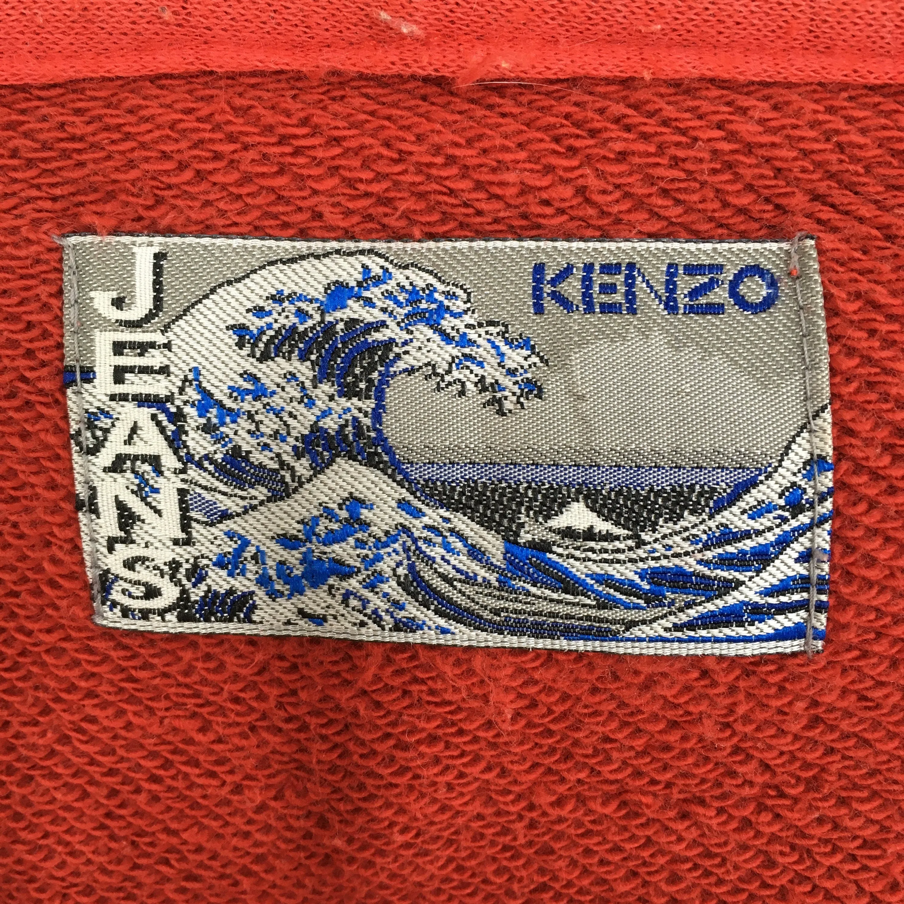Kenzo Jeans Hoodie Sweater Large