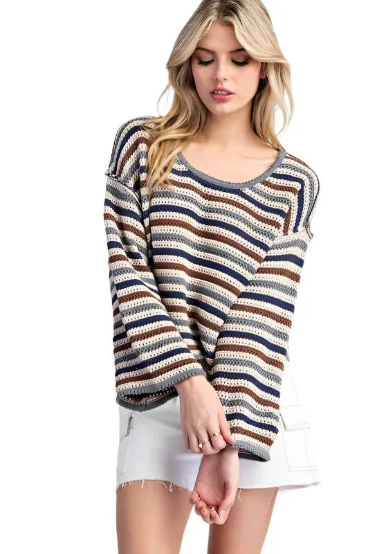 Kiara Knit Long Sleeve Sweater
