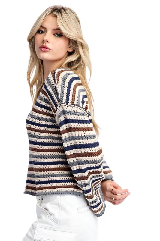Kiara Knit Long Sleeve Sweater