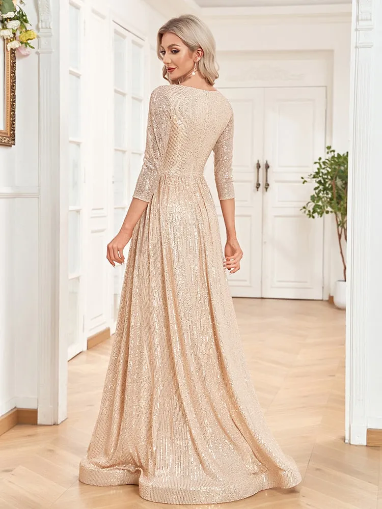 Love Me More Women's Beading Prom Gown