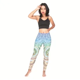 Mandala Flower Print Leggings