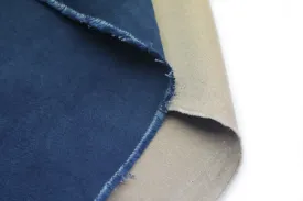 NATURAL INDIGO DYED SUEDE*