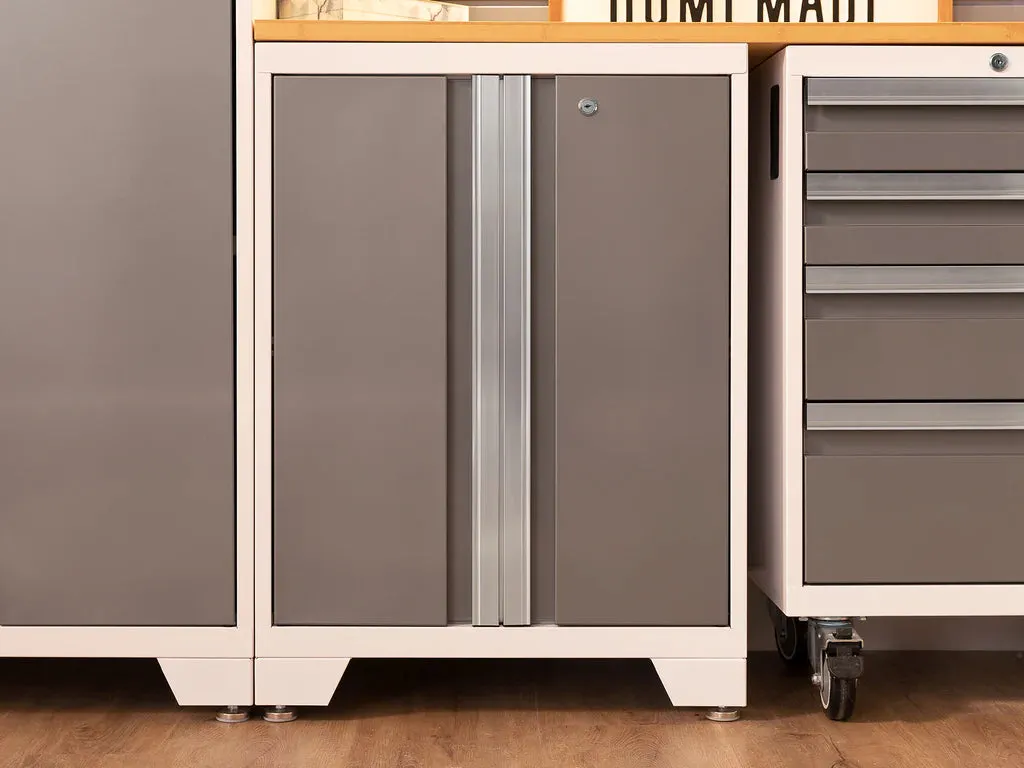 NewAge 3.0 Bold Series 6 Piece Cabinet Set with Tool, Base, Wall Cabinets and 30 in. Locker Bamboo