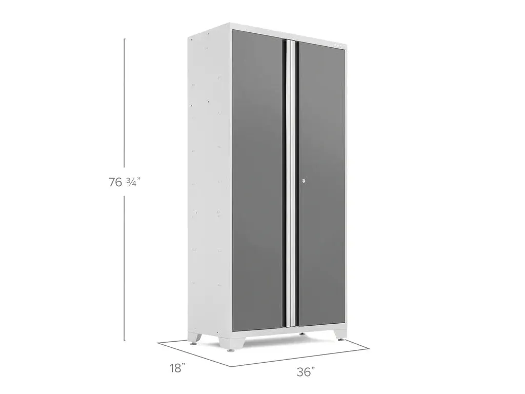 NewAge Bold 3.0 Series 36 in. Multi-Use Locker Platinum 4 pieces
