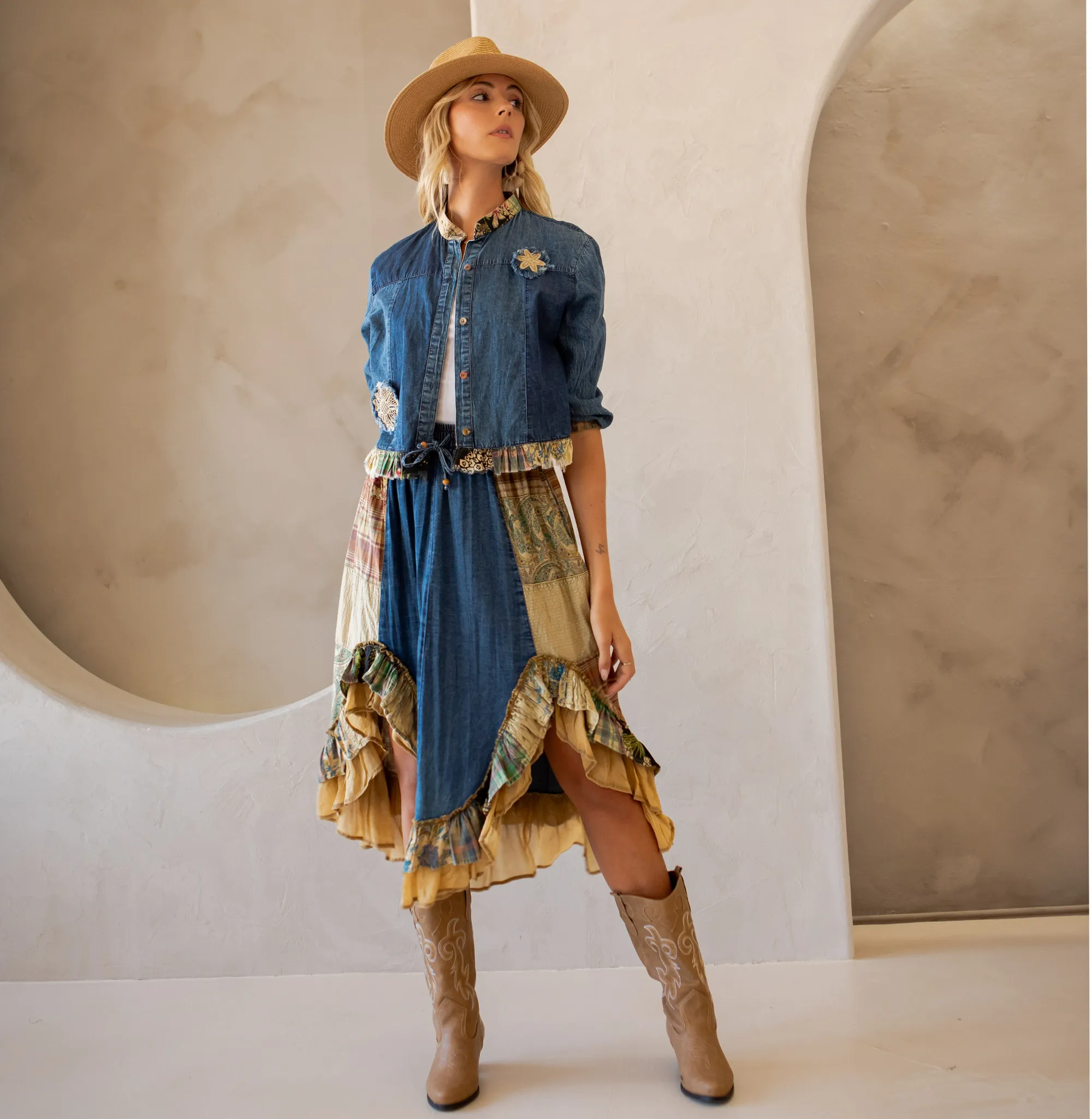 Phoebe Patchwork Jacket