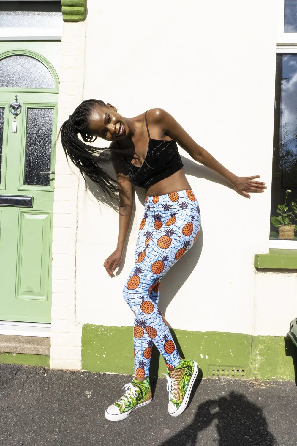 Pineapple Pattern Festival Leggings