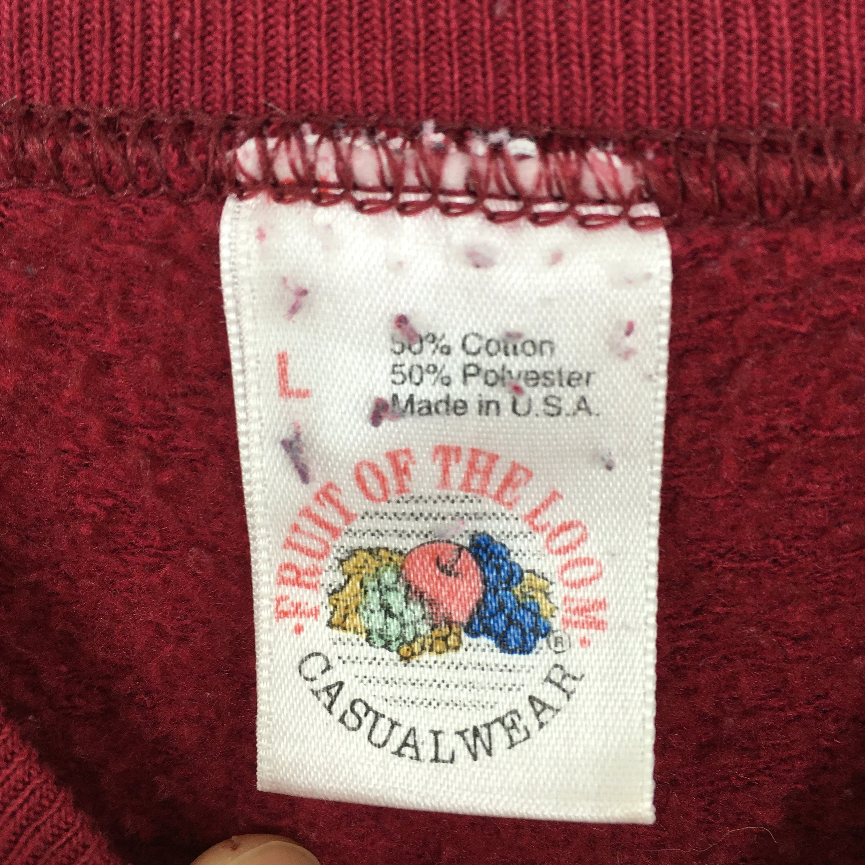 Play Golf Red Sweatshirt Large