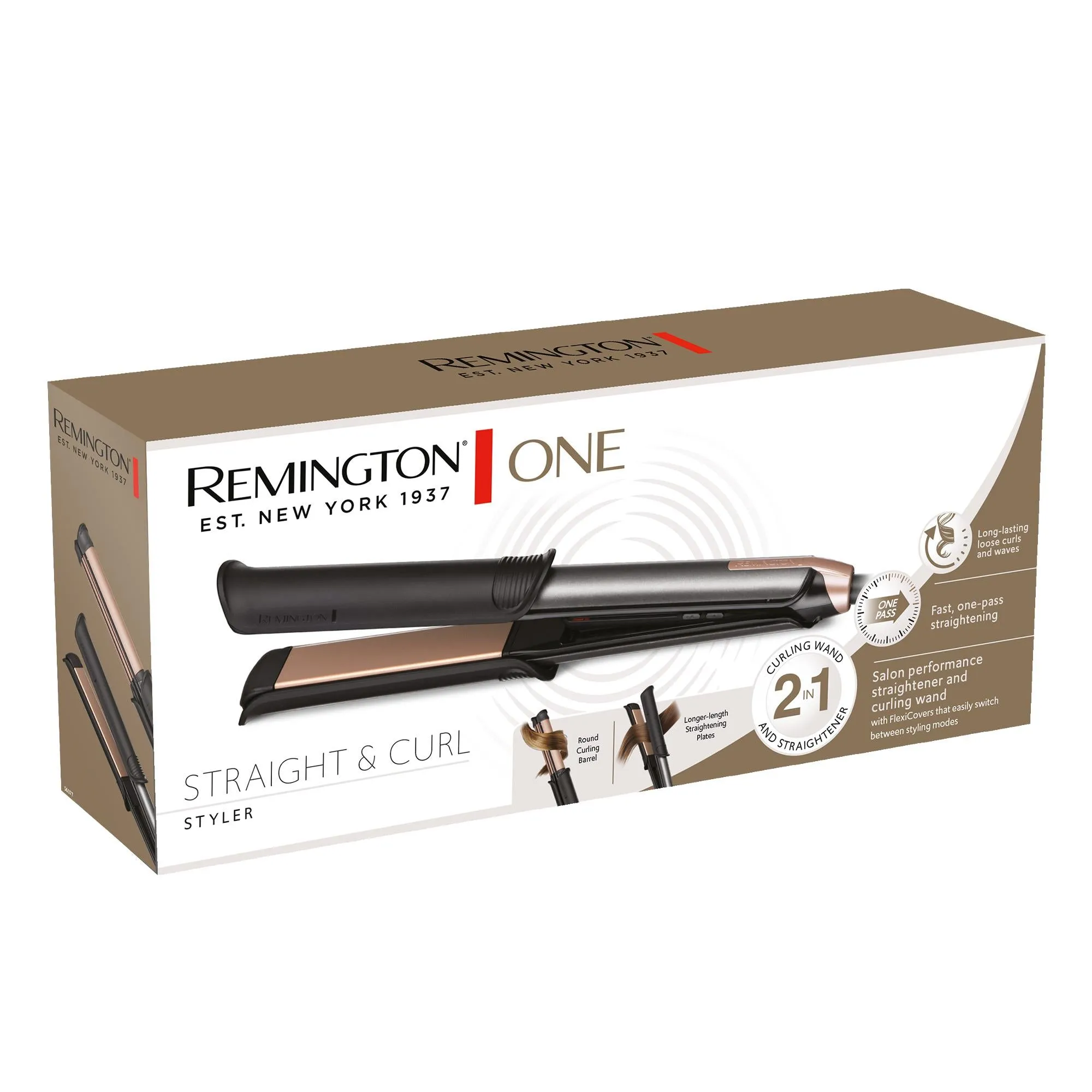 Remington One Straight and Curl Hair Styler