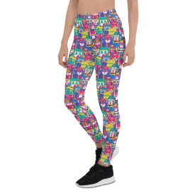 Retro Robot Leggings
