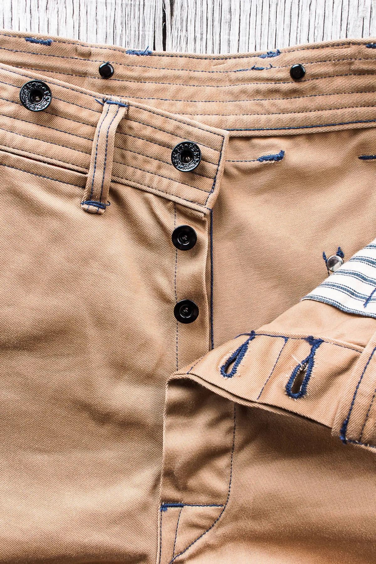 Second Hand Mister Freedom Chino Riders Khaki W 32 L 32