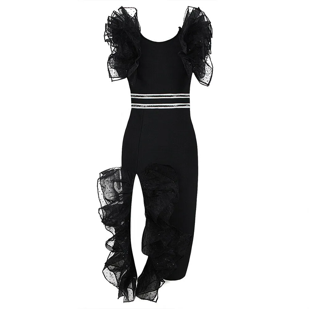 Sexy Ruffles Party Elegant Dress