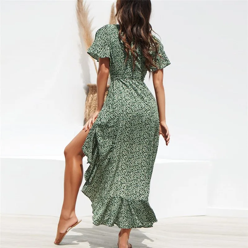Stylemein - Cut Out Maxi Dress | Tiers Maxi Dress