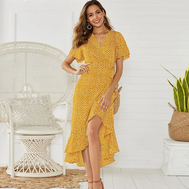 Stylemein - Cut Out Maxi Dress | Tiers Maxi Dress