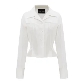 Summer flare denim style jacket