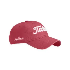 Titleist Red Unstructured Chino Twill Cap